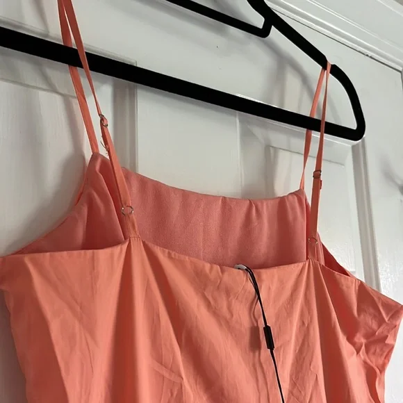 NWT English Factory Pink Color Block Spaghetti Maxi, sz S - Picture 5 of 7